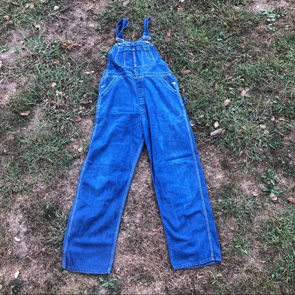 1940s/50s Denim Overalls by ELY Men’s Medium - Picture 1 of 6
